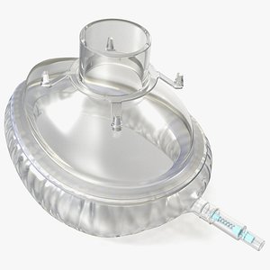 Disposable Anesthesia Face Mask 3D model