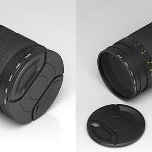 maya 70mm 300mm scene