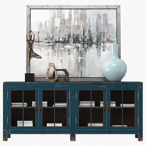 3D Ethan Allen Calm Collected Composed Entryway model