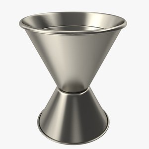 3D stainless steel jigger
