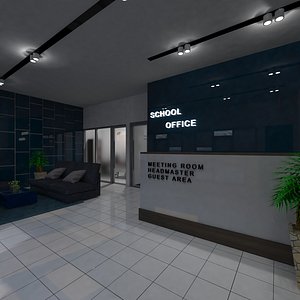 3D Small School Office