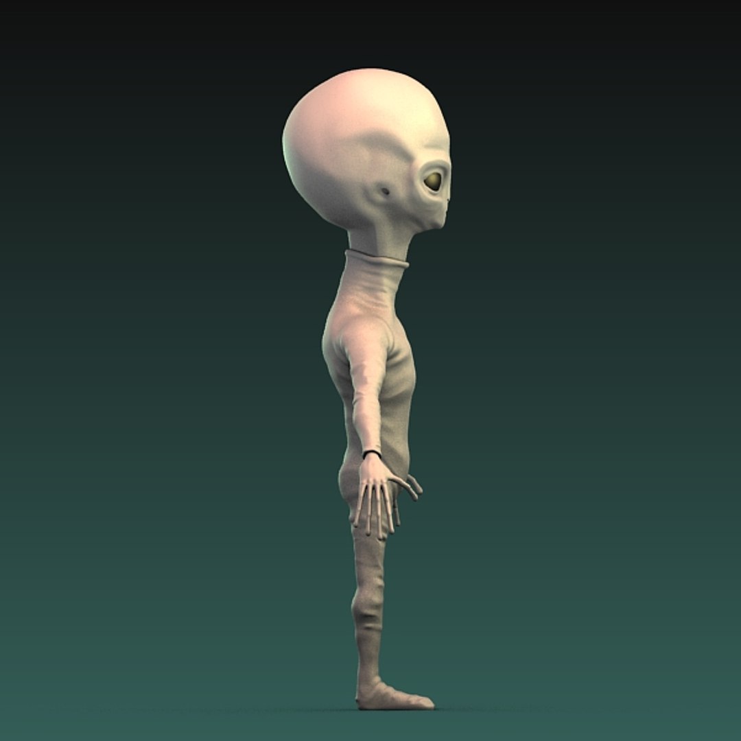 Grey Alien 3d Model 