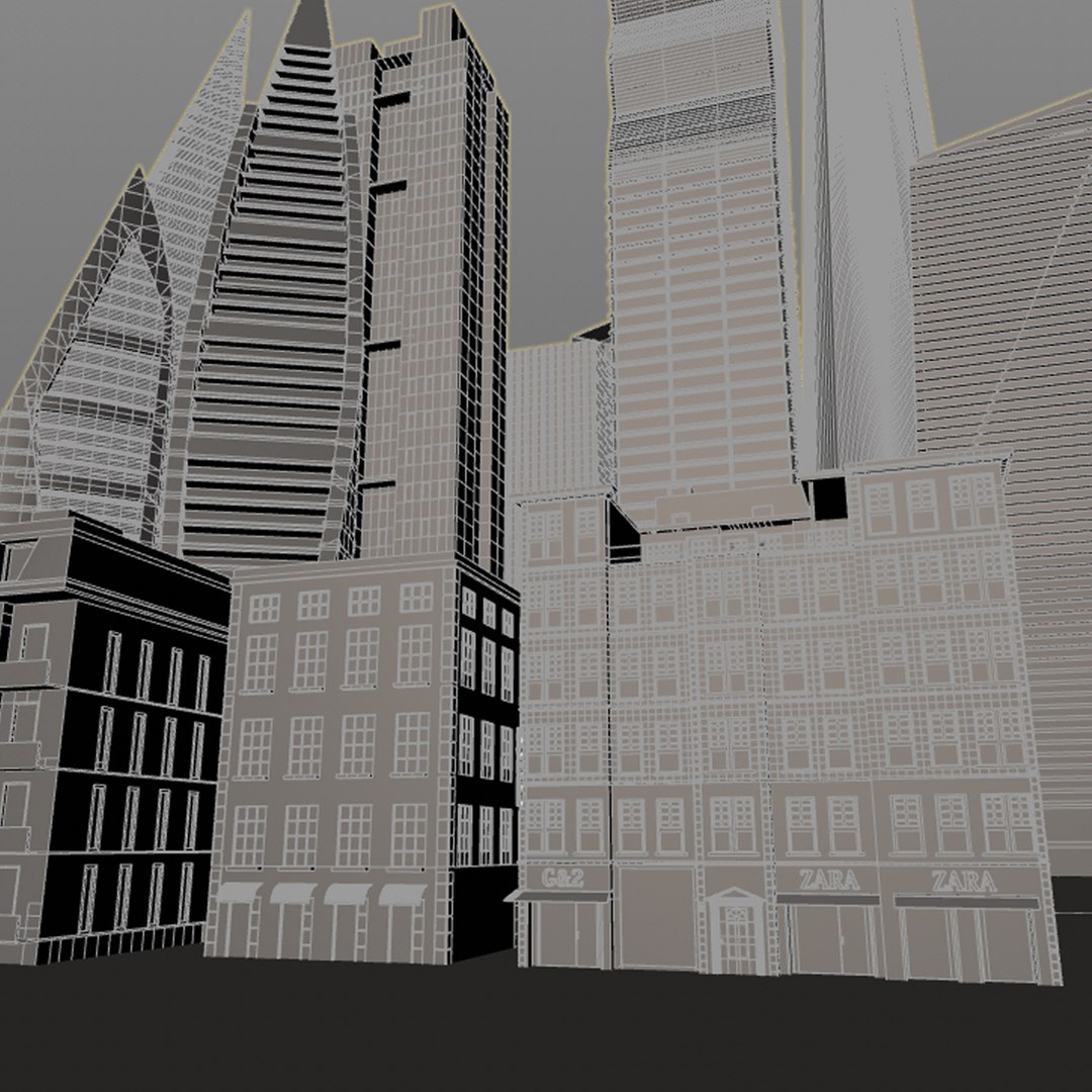 3D buildings - TurboSquid 1329575