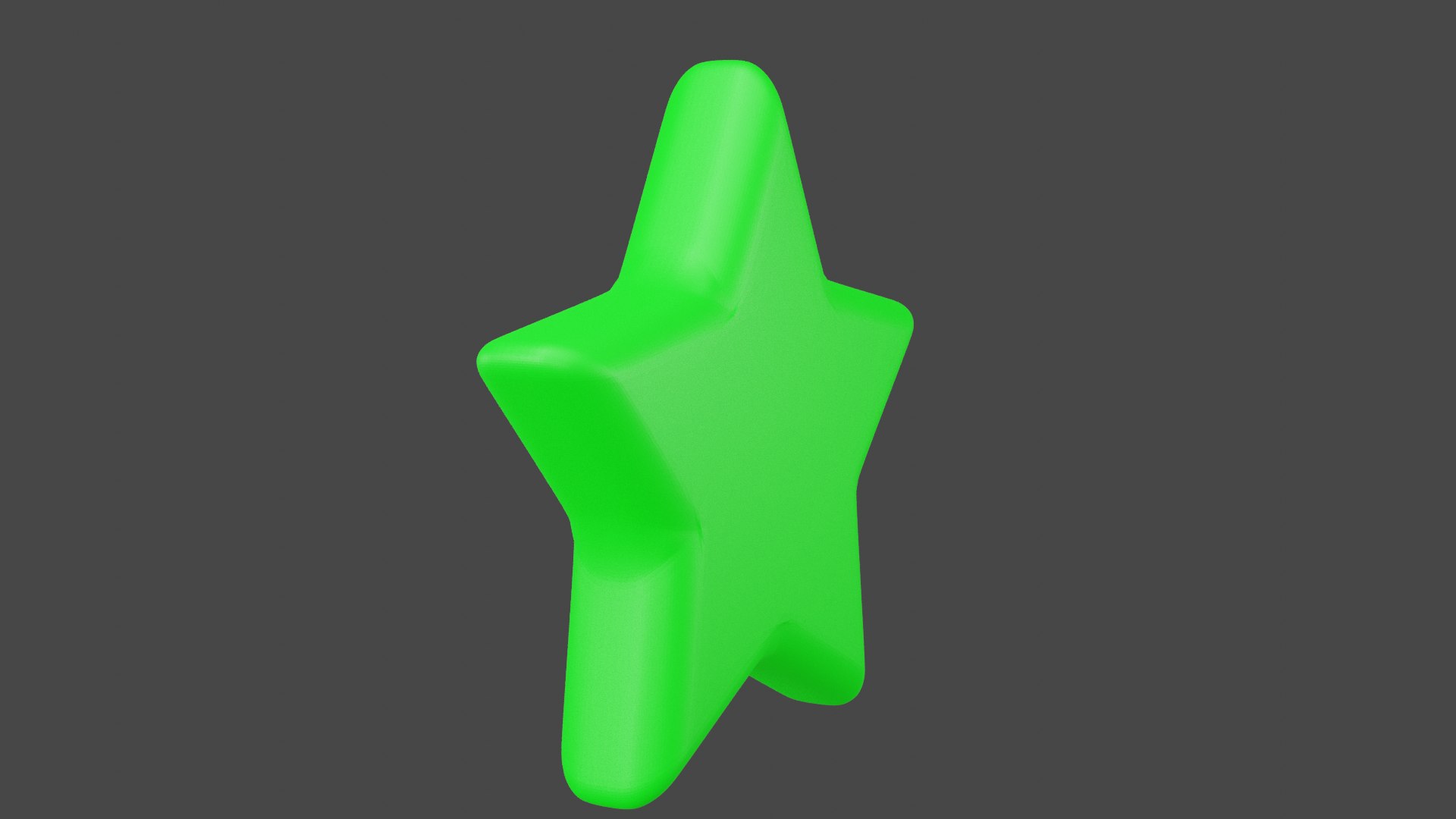 3D Green Star - TurboSquid 2133923