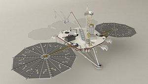 3d model phoenix mars lander