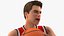Adolescente jogando basquete