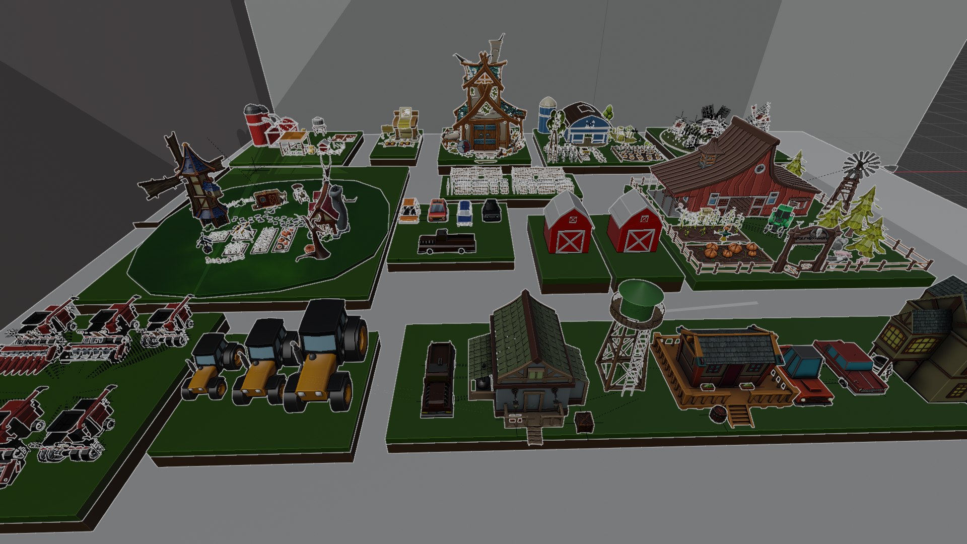 3D LEVEL DESIGN Over 100 Models Model - TurboSquid 2173246