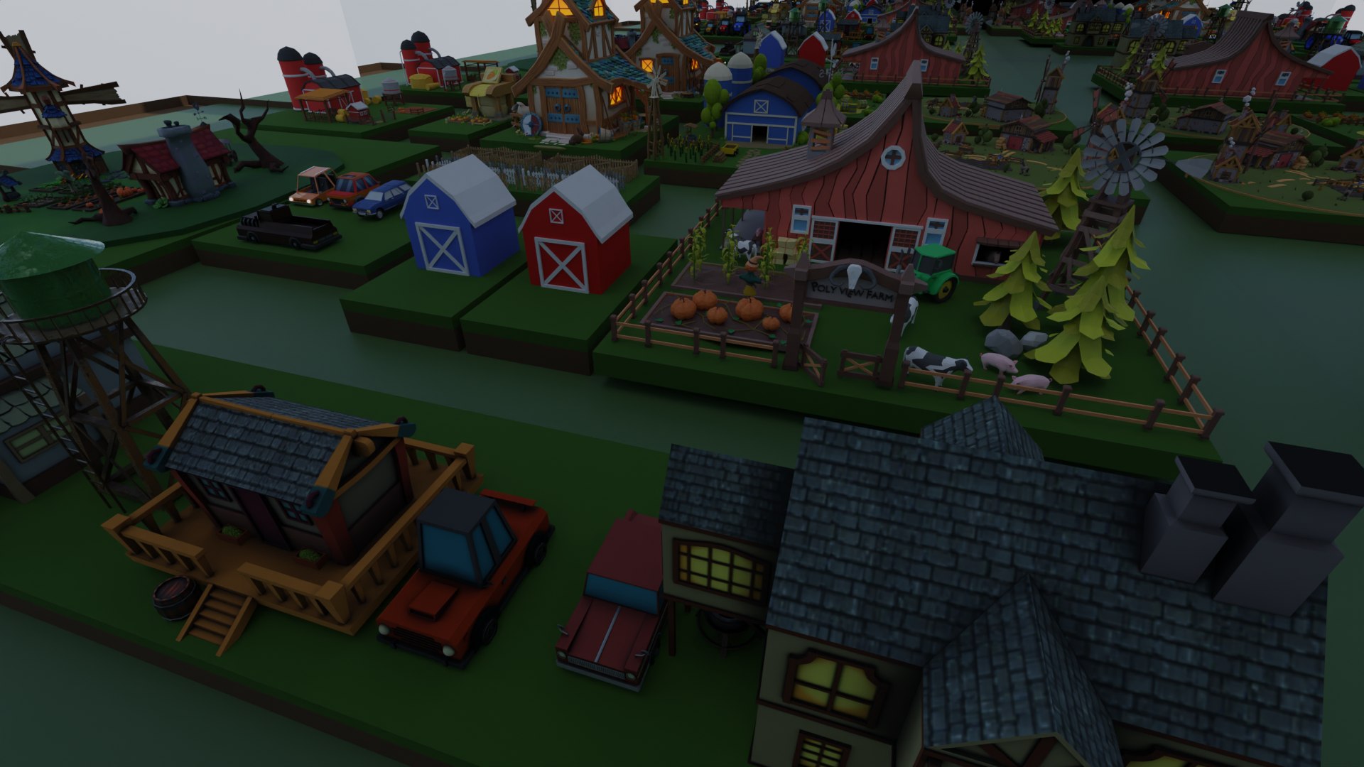 3D LEVEL DESIGN Over 100 Models Model - TurboSquid 2173246