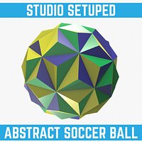 Abstract Soccer Ball