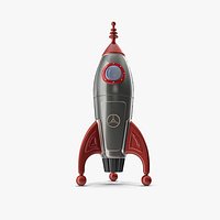 Retro Rocketship