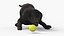 Filhote de Labrador Brincalhão Brincando Animado Rigged
