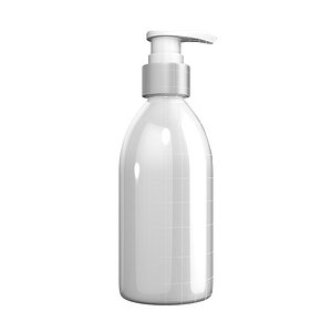 Soap Foam Bottle White - 3D Model by targetteam