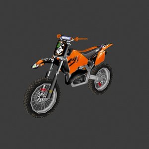 low poly dirt bike 09