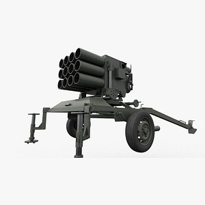 RAK-12 128mm 3D model