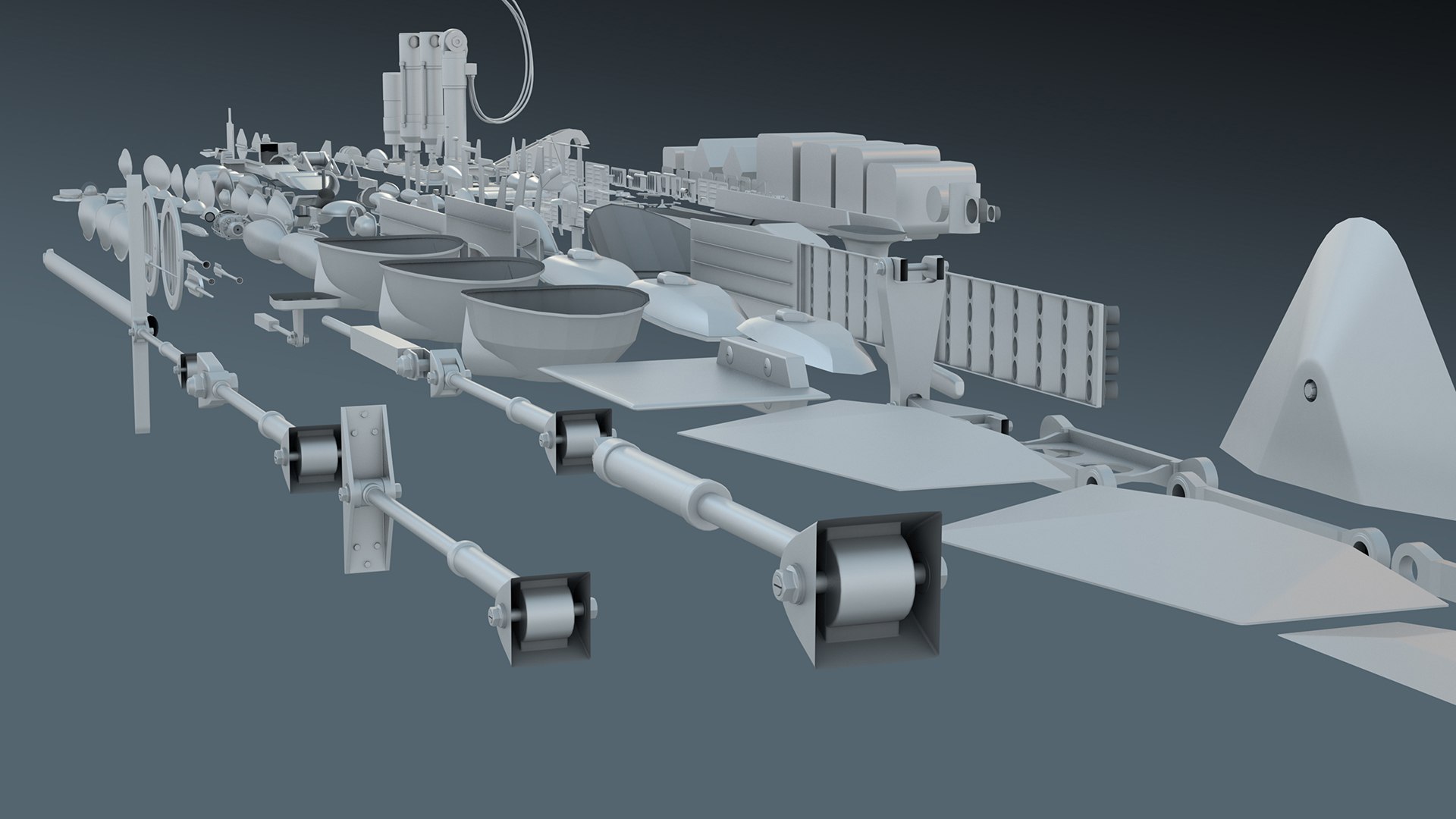 3D hard surface library bolts TurboSquid 1581159