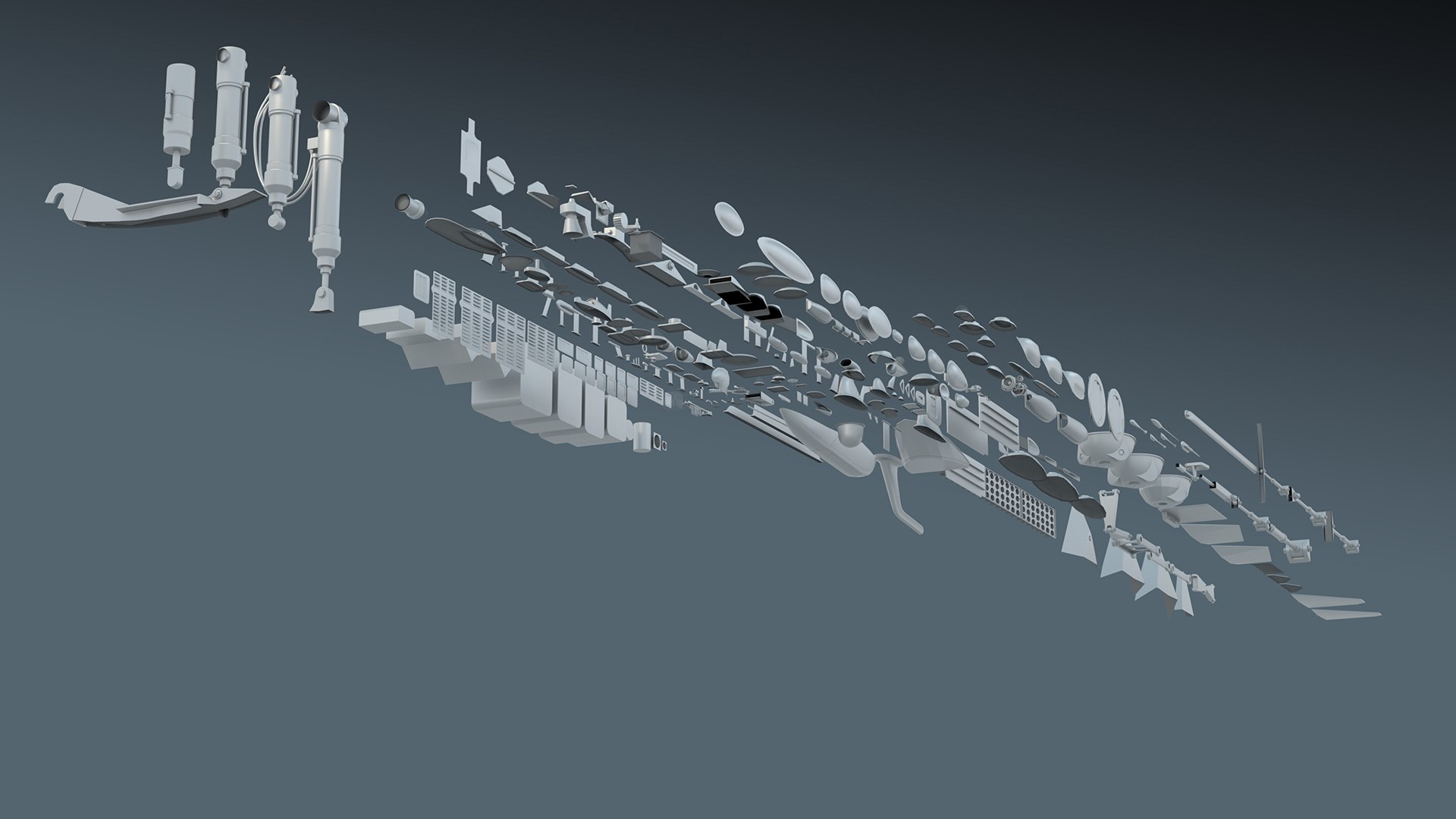 3D hard surface library bolts TurboSquid 1581159