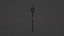 Spear Ice Weapon Military Melee Low-poly