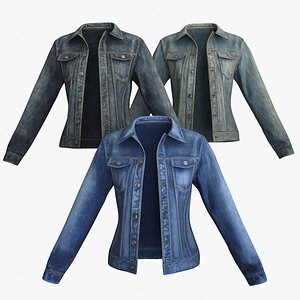 Female Denim Jacket 3 Colors