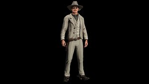 Cowboy Character PBR Game Ready