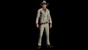 Cowboy Character PBR Game Ready