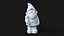 Wooden dwarf statue