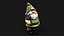 Wooden dwarf statue