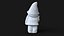 Wooden dwarf statue