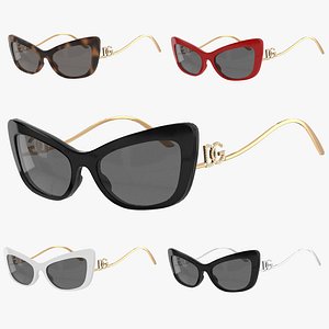 3D model DG Crystal Sunglasses
