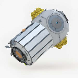 3D model Orbital Space Station Airlock Module