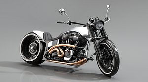 3D Harley-Davidson Custombike