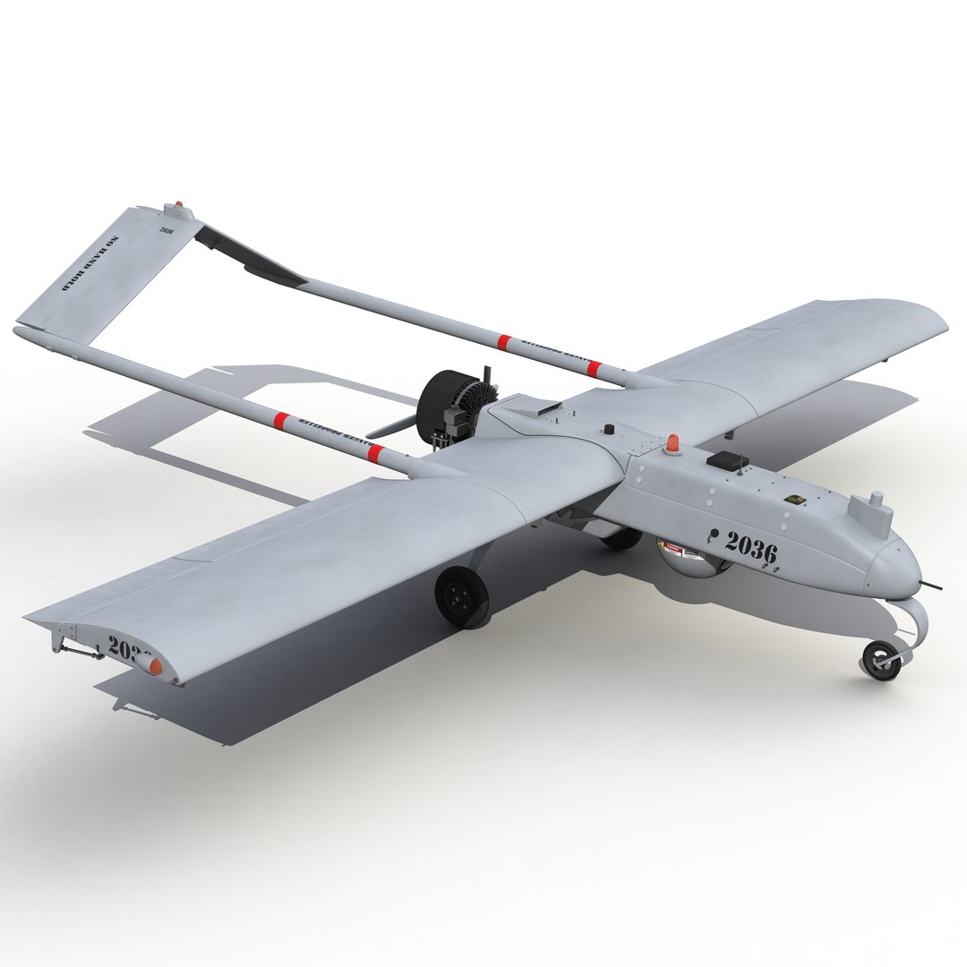 AAI RQ-7 Shadow UAV 3D model preview