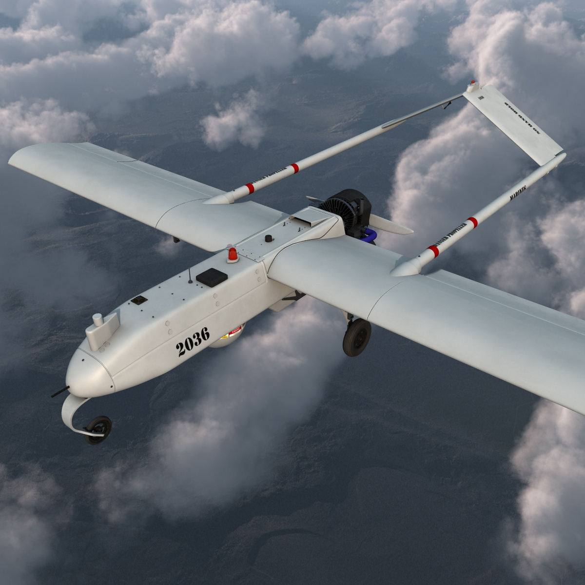 aai rq-7 shadow uav 3ds
