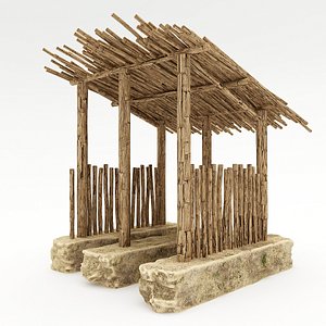 clay house 3d model