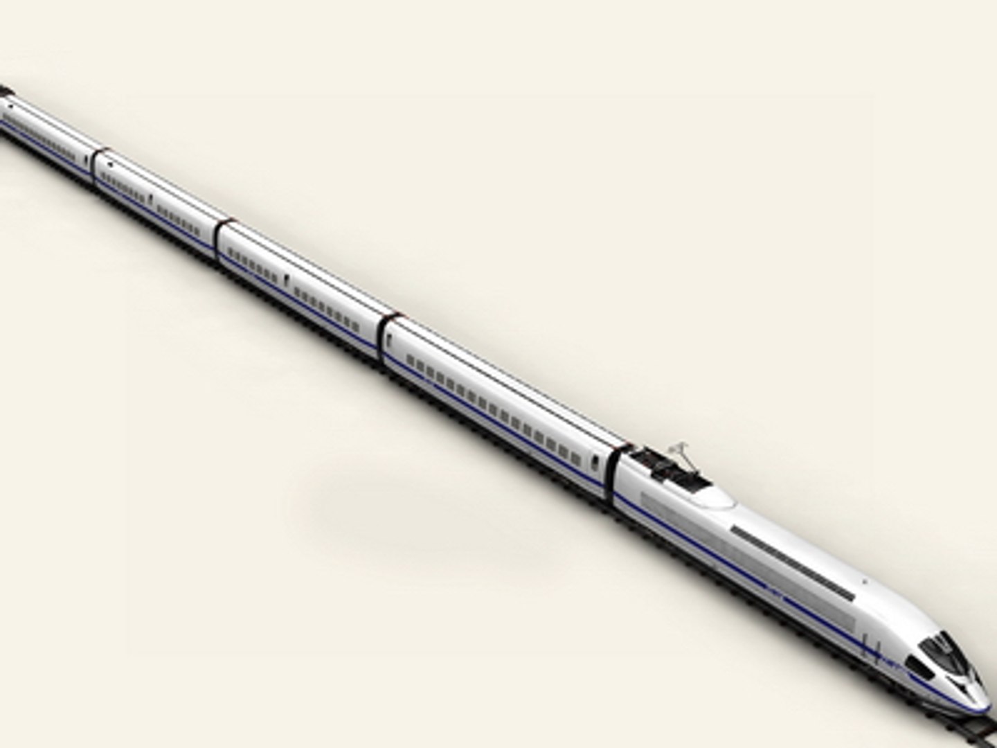3d generic speed train model