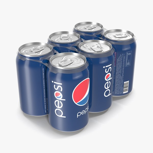 pack cans pepsi 3d model