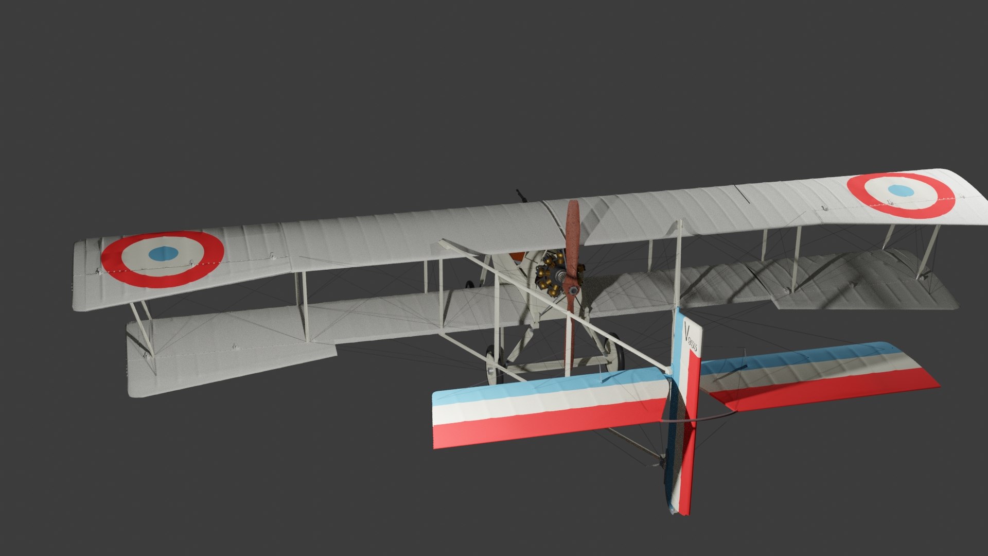 3D Voisin III Ww1 Fighter Model TurboSquid 2072787