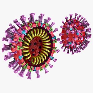 3D corona virus 2019 coronavirus