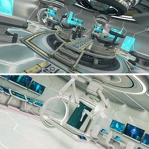 Futuristic Sci-Fi Laboratory Collection
