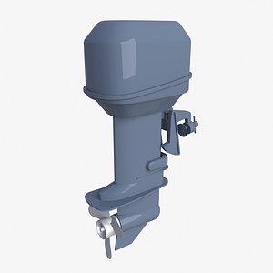Boat motor 3D