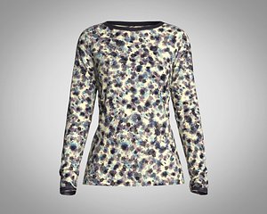 3D Girls Tops-Marks Dark model