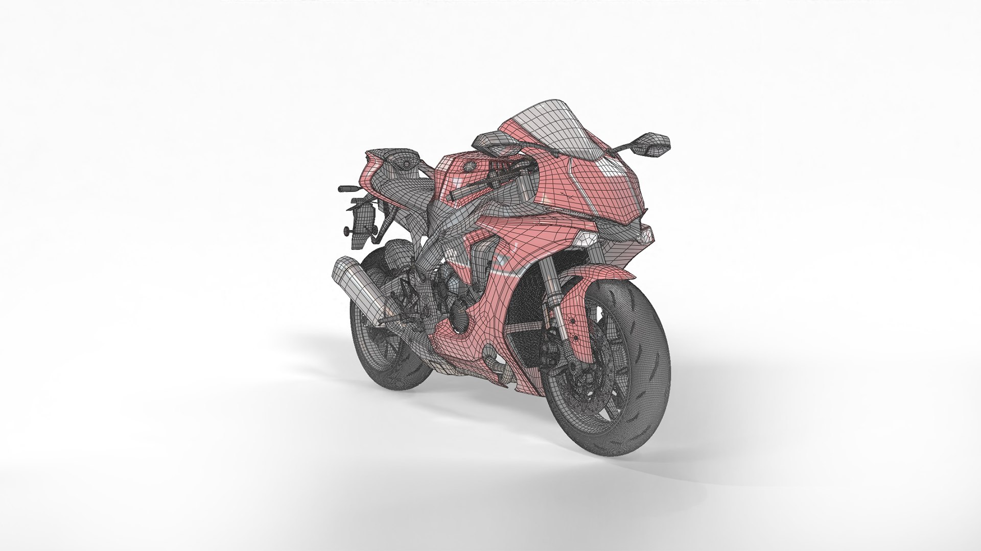 Yamaha R1 2015 Red And Blackriggedanimated 3D Model - TurboSquid 2141824