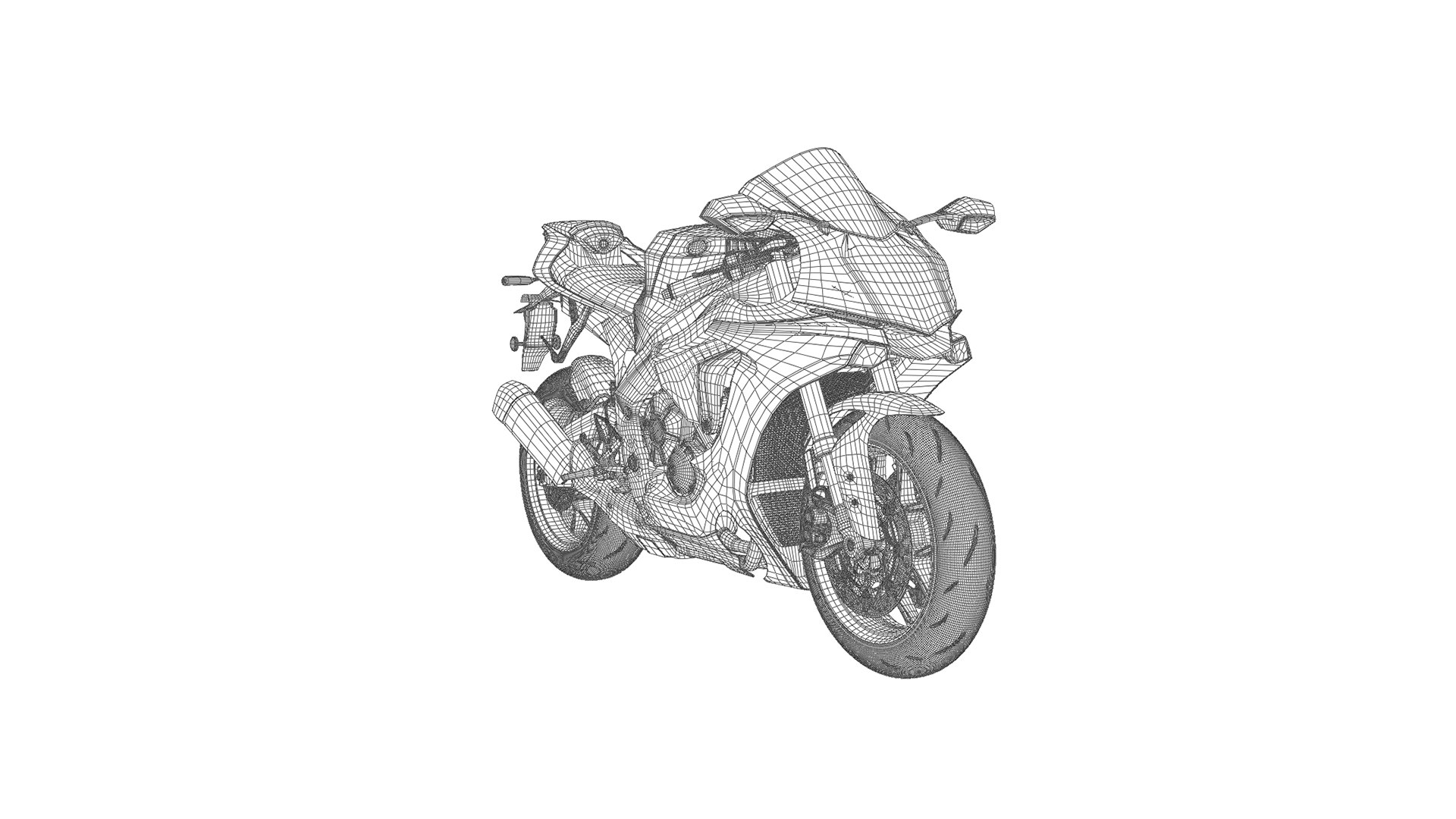 Yamaha R1 2015 Red And Blackriggedanimated 3D Model - TurboSquid 2141824