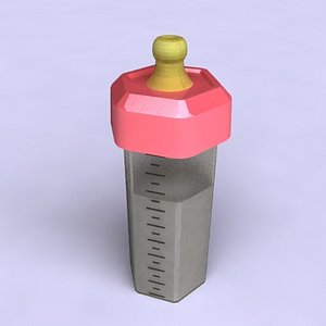 3dsmax baby bottle