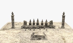 nemrut mountain kommagene 3D model