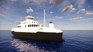 3D model Ferry Vannes