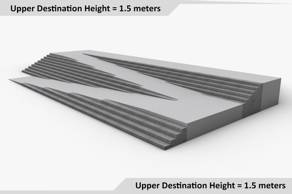 modelo 3d Stair Ramp Blend Landscape Objects - TurboSquid 2046807