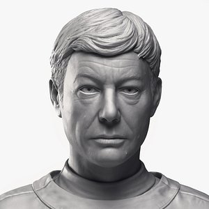 DeForest Kelley as Dr Leonard McCoy Bust 3D model