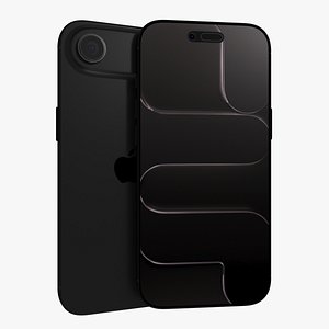 Apple iPhone 17 Air Space Black 3D model