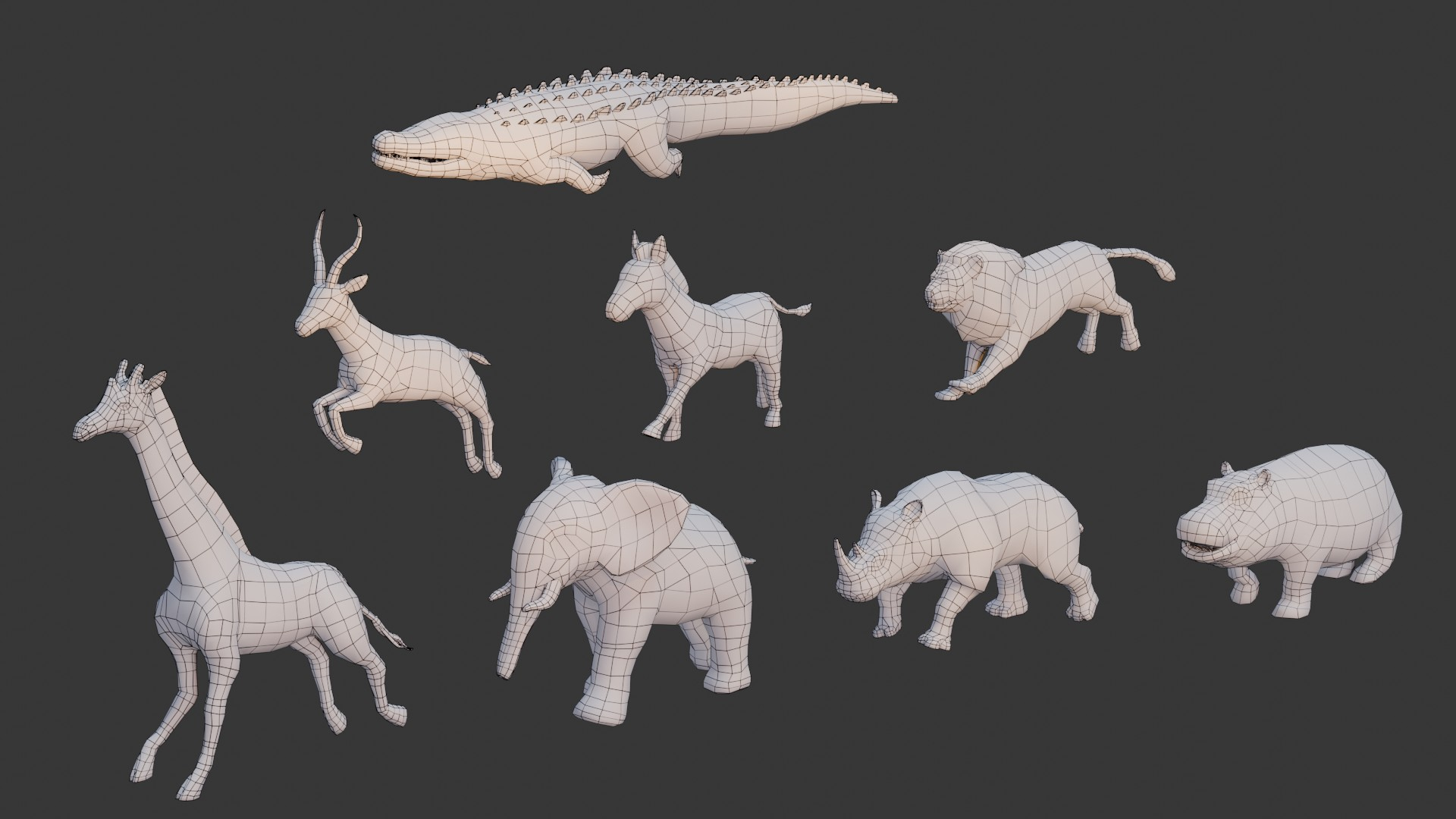 3D African Animals Model - TurboSquid 2272445