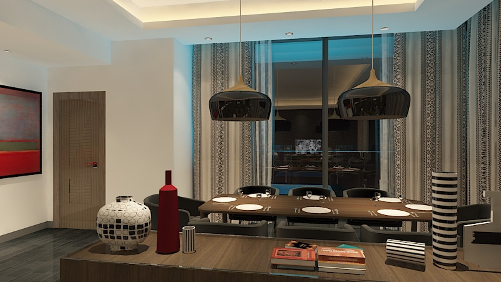 Luxury Apartment Walk Animation 3d Model